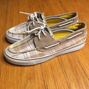 Sperry Top Sider Plaid Shoes - Women’s 8